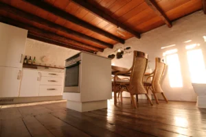 Vacation home El Refugio on La Palma with Siemens brand kitchen, cooking island and seating for 4 people