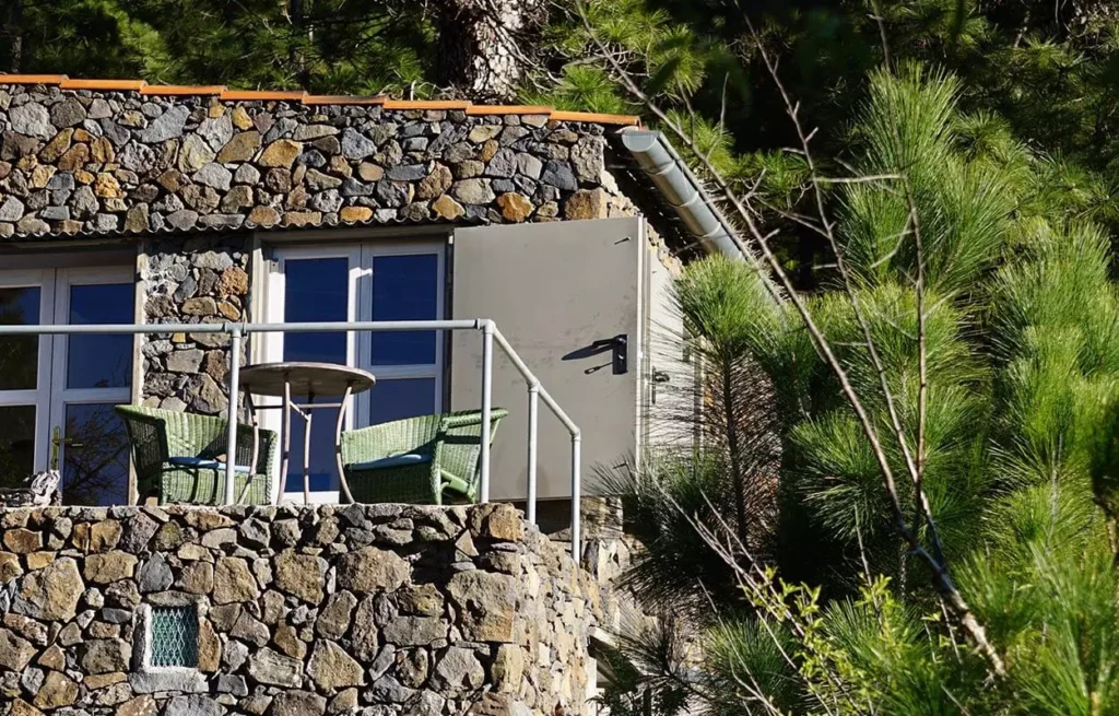 Tiny House Vogelnest auf La Palma: Das Steinhaus in altkanarischer Bauweise.